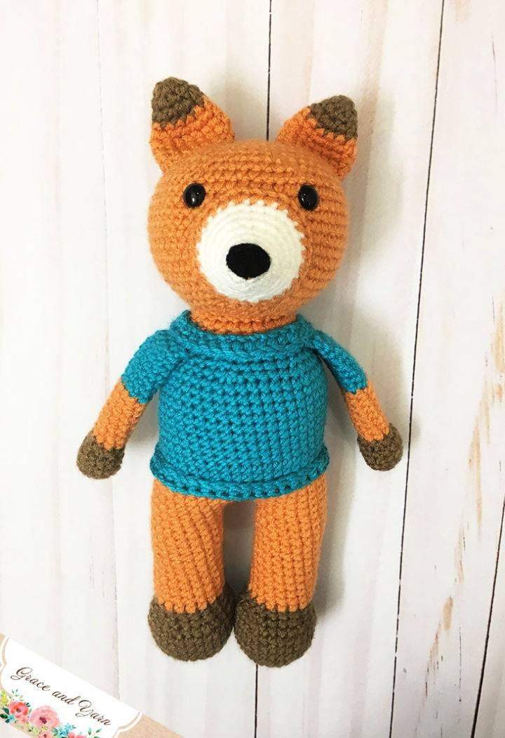 Free Crochet Eli the Fox Pattern