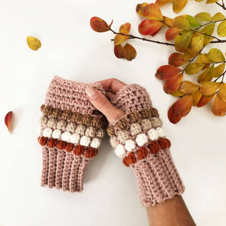 Free Crochet Horizon Fingerless Gloves Pattern