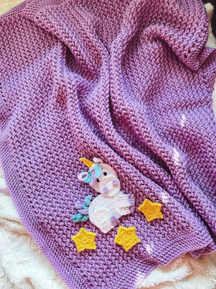 Free Crochet Lavender Baby Blanket Pattern