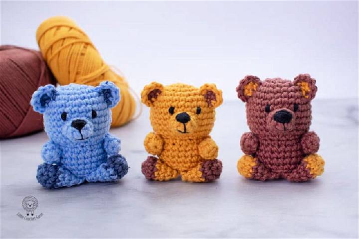 Free Crochet Little Teddy Bear Amigurumi Pattern