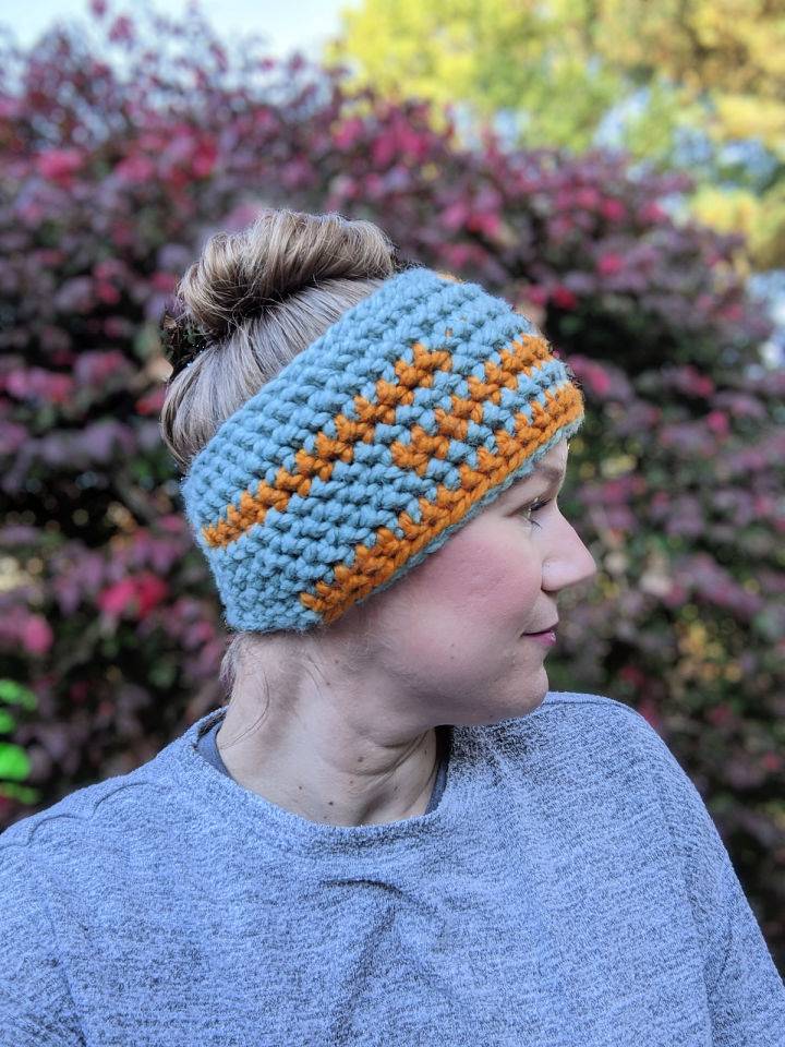 Free Crochet Pattern for Funky Chunky Headband