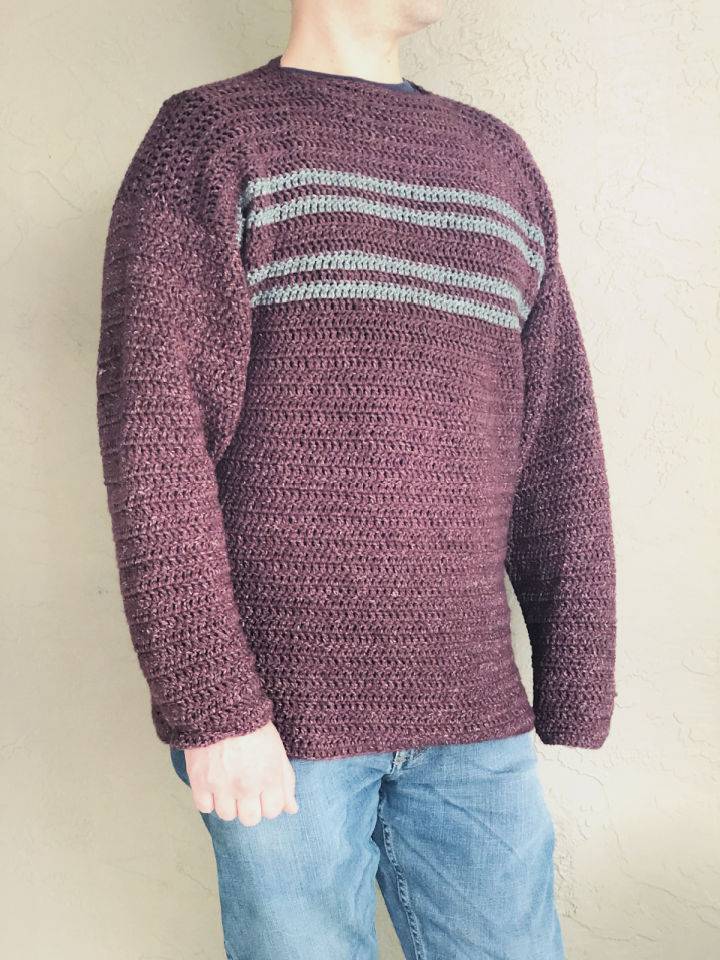 Free Crochet Pattern for Striped Sweater