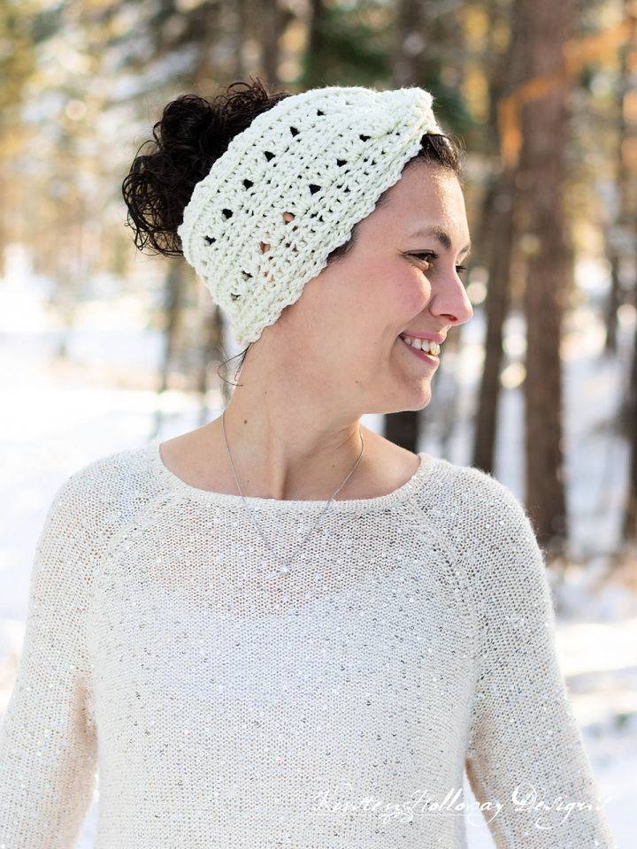 Free Crochet Primrose & Proper Twisted Headband Pattern
