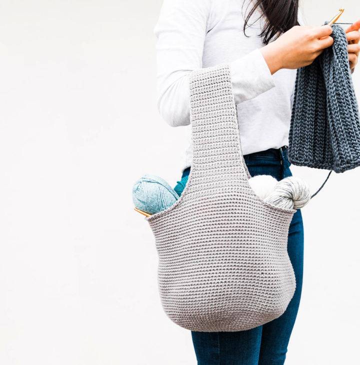 Free Crochet Project Bag Pattern