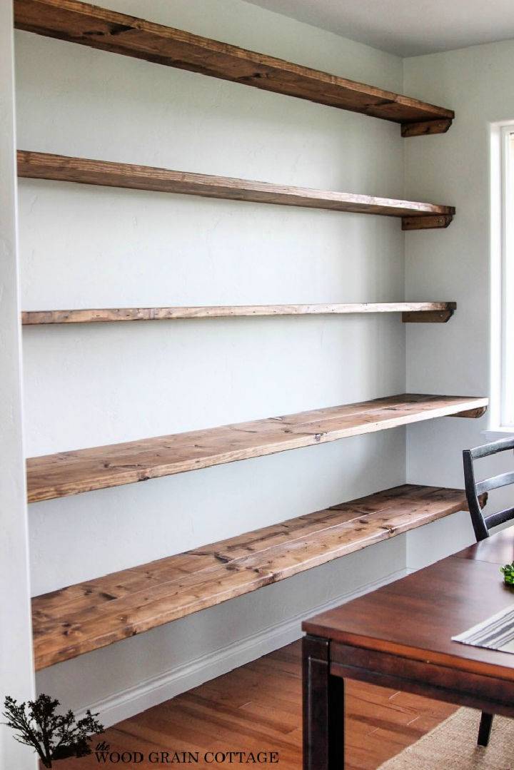 Free Dining Room Open Shelving Plans