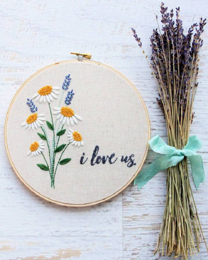 Free Floral Embroidery Pattern