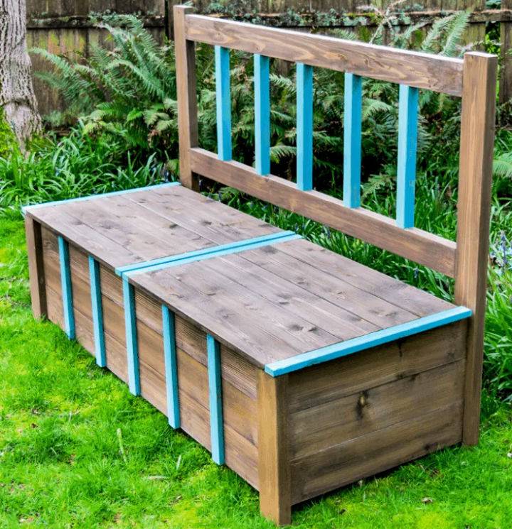Free Outdoor Storage Bench Plans