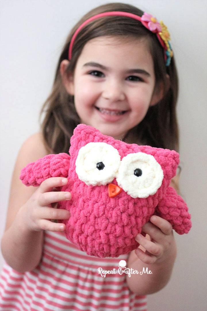 Free Plush Owl Crochet Pattern for Beginners