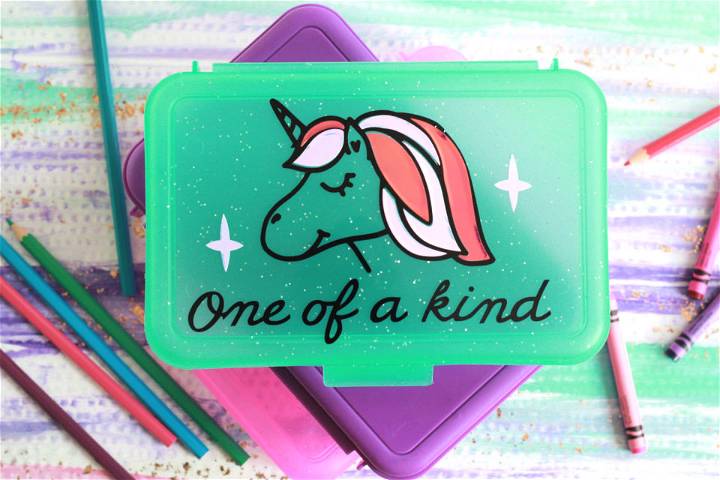 Fun Unicorn Pencil Case for School