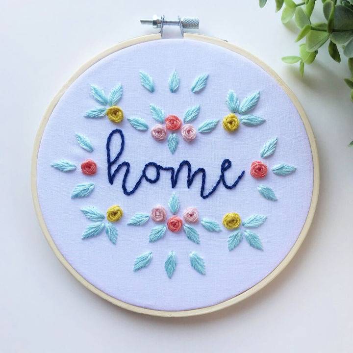 Fun and Simple Home Embroidery Pattern
