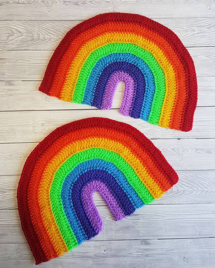 Gorgeous Crochet Rainbow Pattern