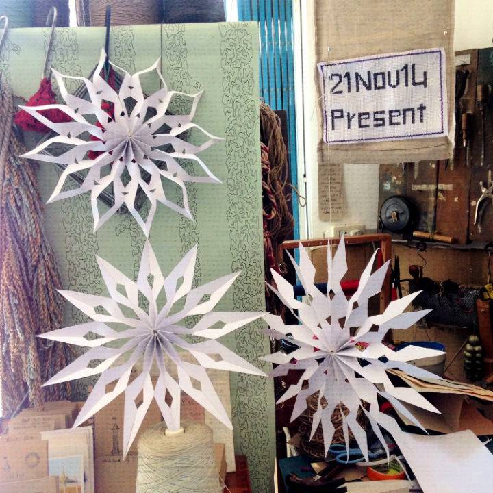 Homemade Paper Snowflakes