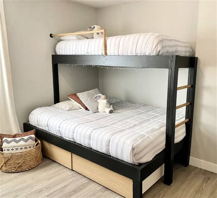 Simple DIY Bunk Bed Under $200