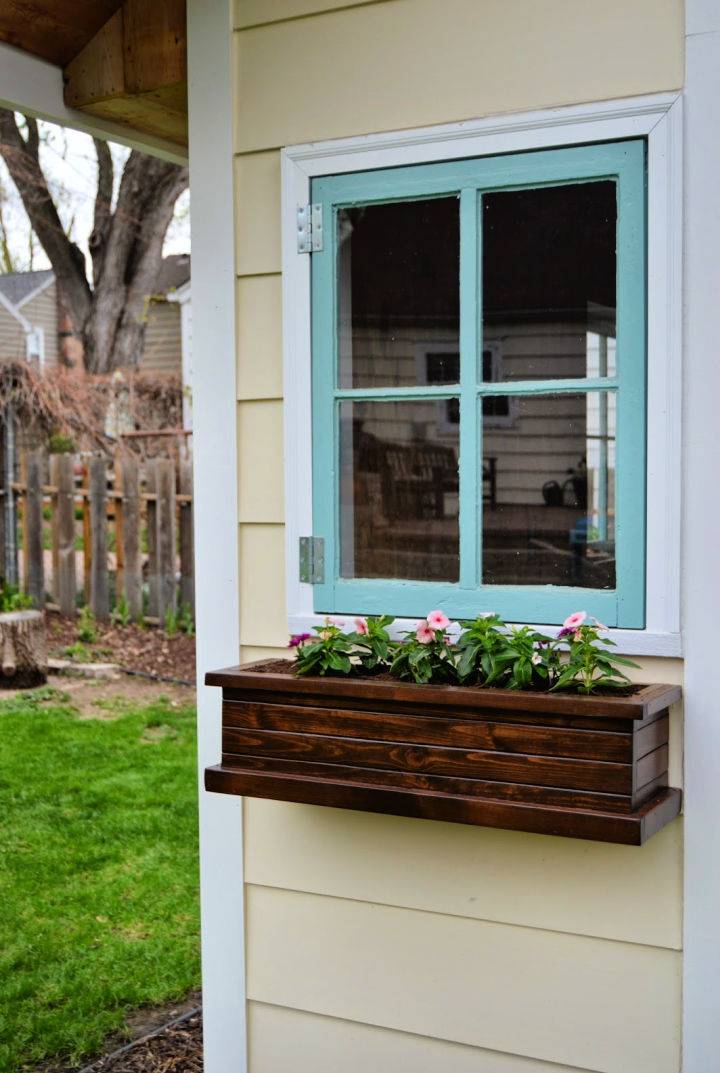 How to Build a Window Flower Box