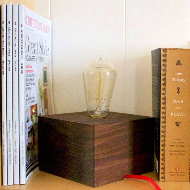 How to Build a Wood Block Lamp