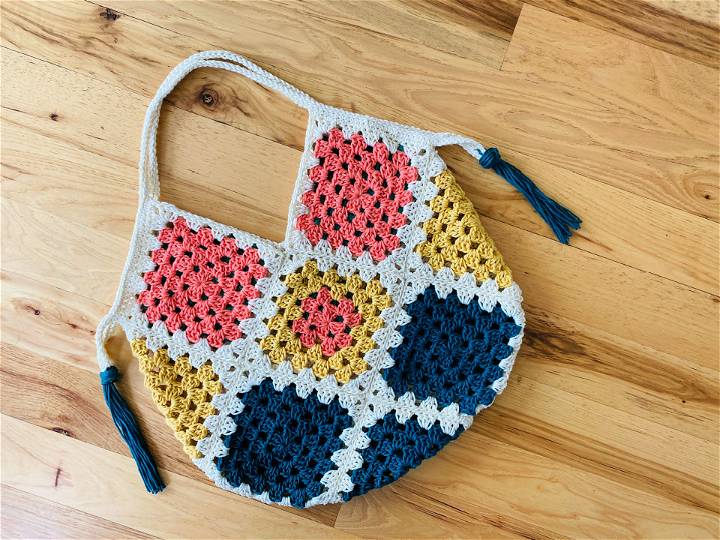 How to Crochet Battenberg Bag - Free Pattern
