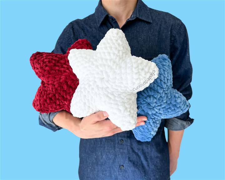 How to Crochet Giant Star Free Pattern