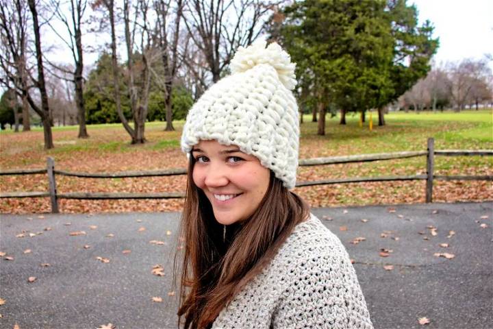 How to Crochet Snowdrift Hat Free Pattern