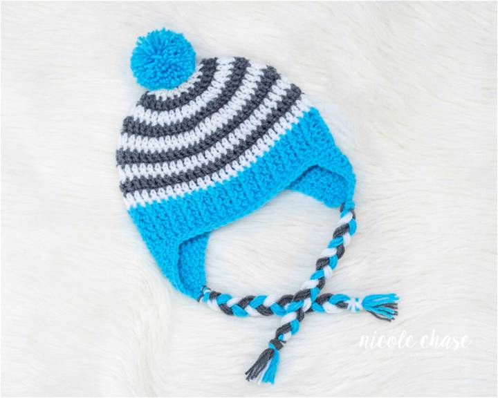 How to Crochet Spirit Earflap Hat Free Pattern