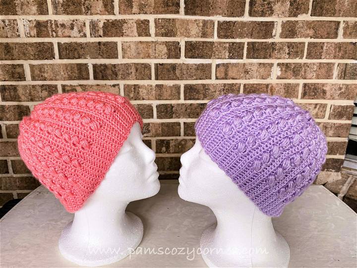 How to Crochet Try Out Messy Bun Hat Free Pattern