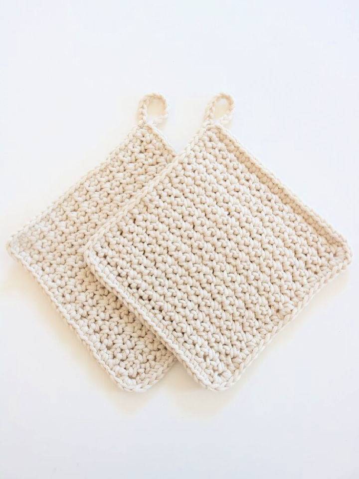 How to Crochet a Dishcloth Free Pattern