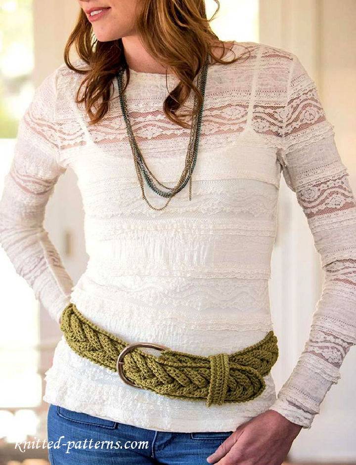 How to Make Belt - Free Crochet Pattern