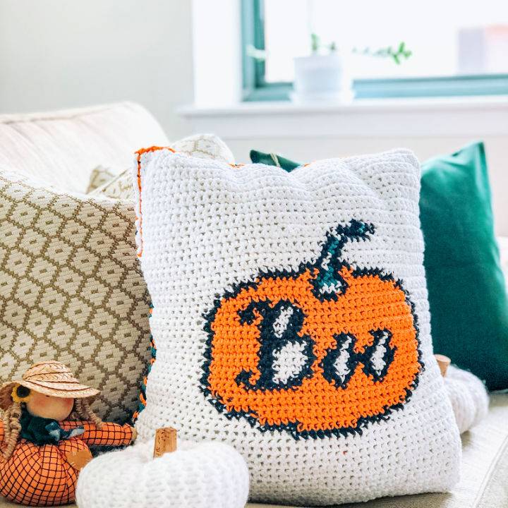 How to Make Boo Pillow Free Crochet Pattern
