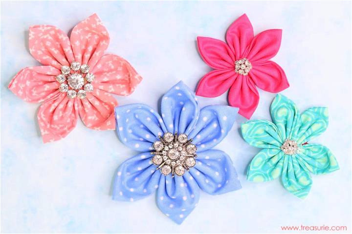 How to Make Cloth Flower in 5 Minutes