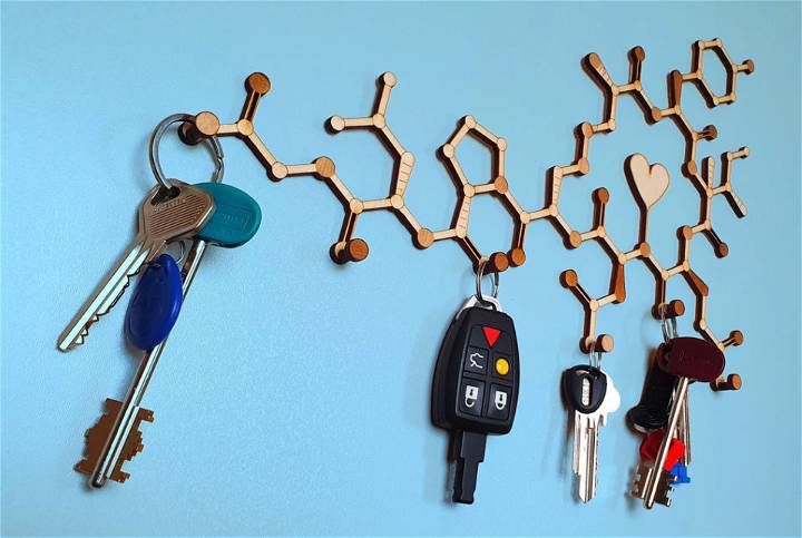 How to Make a Molecule Key Holder