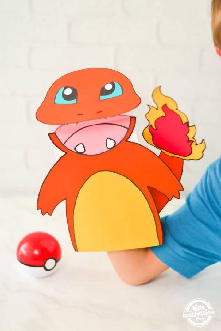How to Make a Charmander Puppet