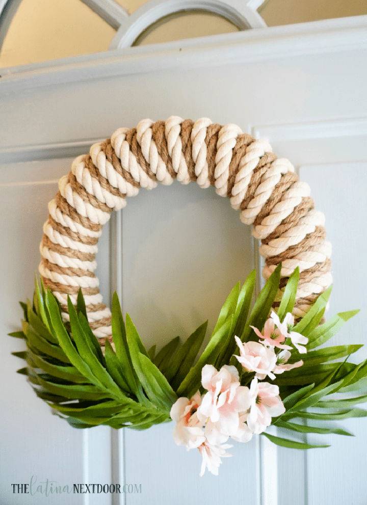 How to Make a Coastal Rope Wreath