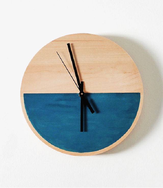 How to Make a Color Block Clock