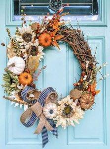 25 DIY Fall Wreath Ideas (How to Make Fall Wreaths)