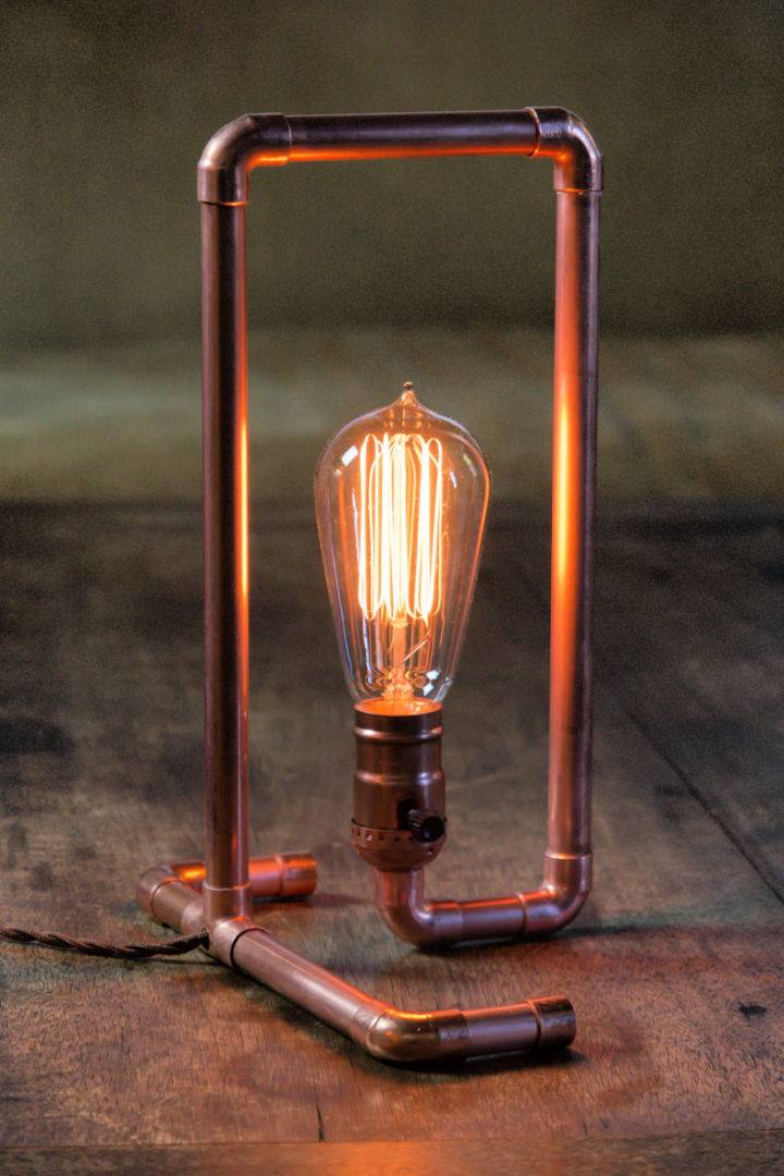 How to Make a Lamp Out of Copper Pipe