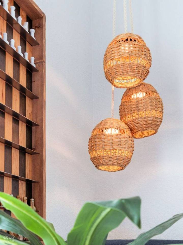 How to Make a Pendant Light With No Wires