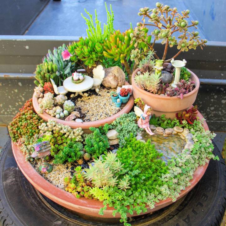 How to Make a Succulent Fairy Garden