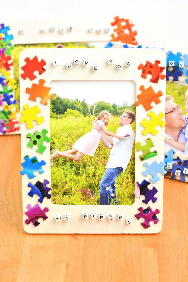 I Love You to Pieces Picture Frame