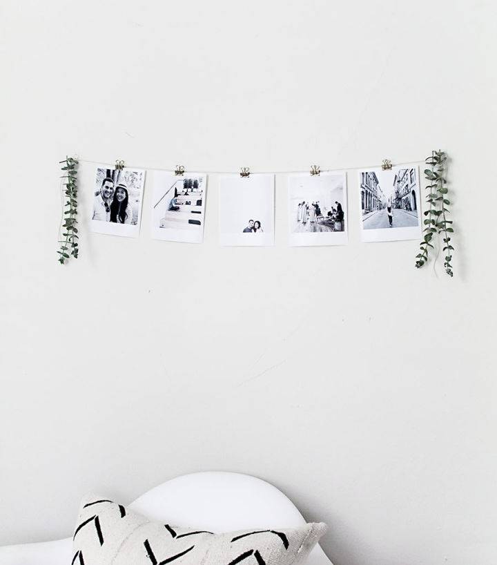 Instant Film Style Photo Garland