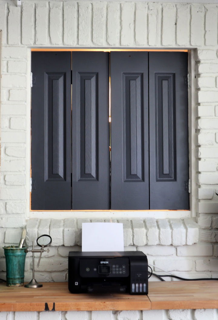 DIY Interior Shutters (20 DIY Interior Window Shutter Ideas)