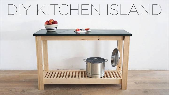 Kitchen Island With Slate Countertops