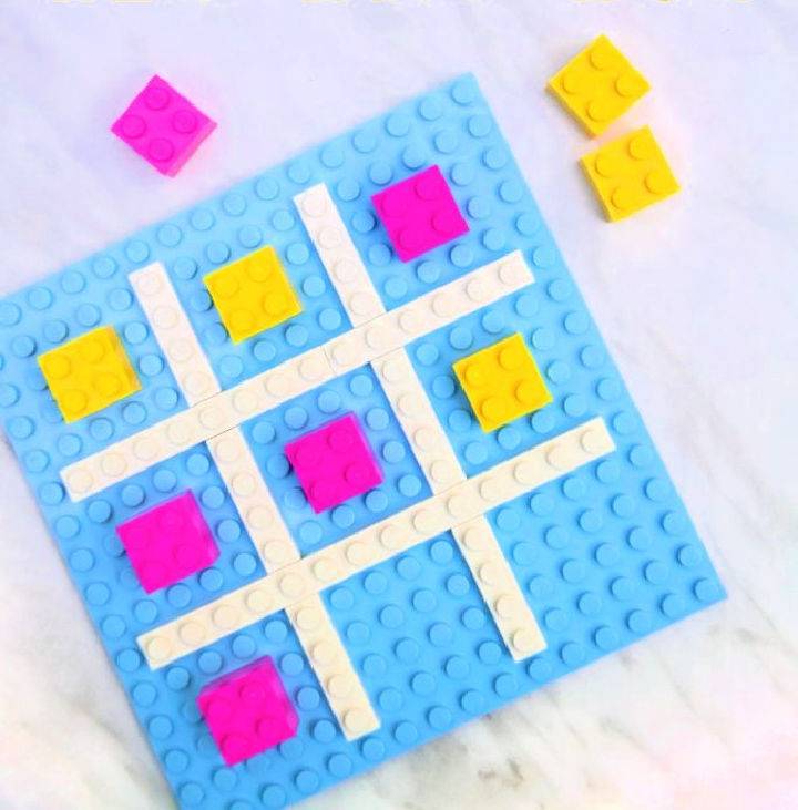 LEGO Tic Tac Toe Game Board
