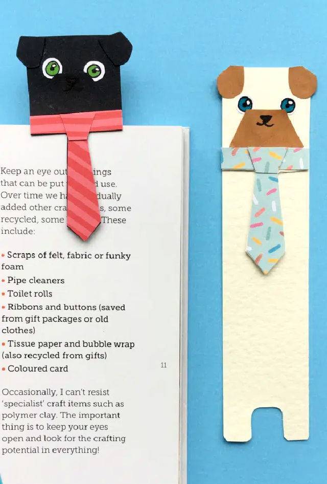 Make Your Own Pug Bookmarks