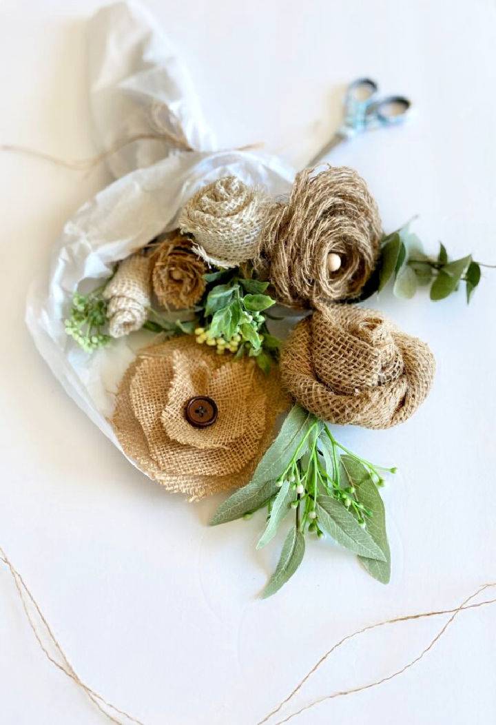Make Your Own Burlap Flowers