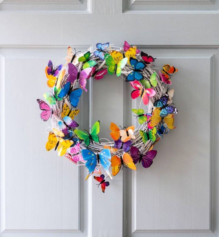 Make Your Own Butterfly Wreath