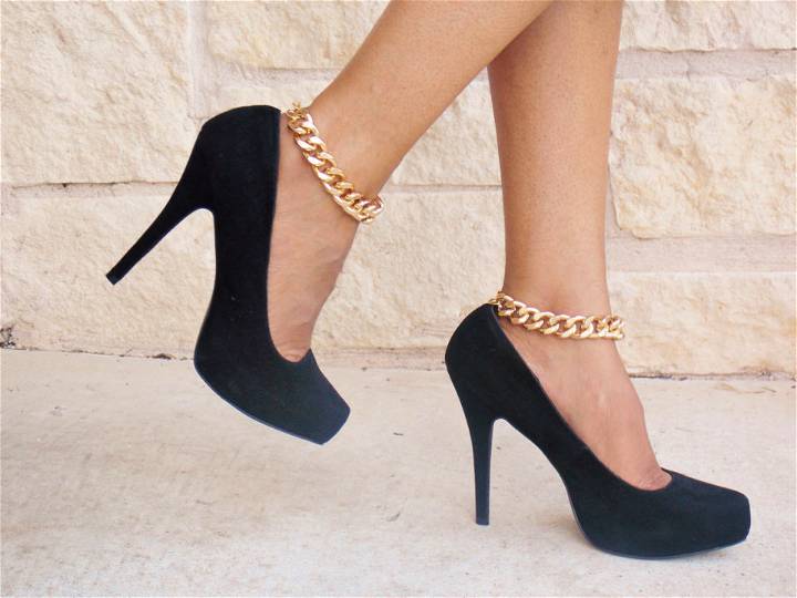 Make Your Own Chain Ankle Straps