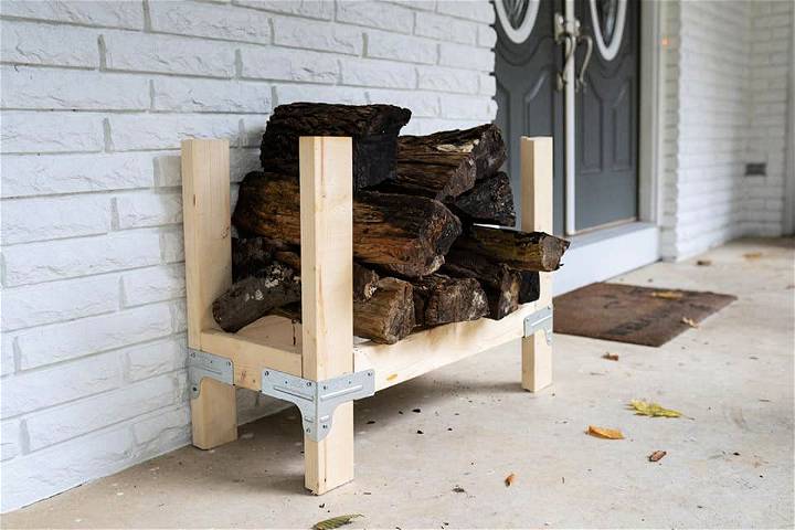 Simple DIY Firewood Rack