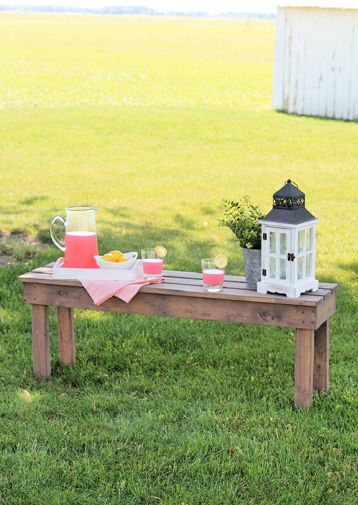 Make Your Own Outdoor Bench