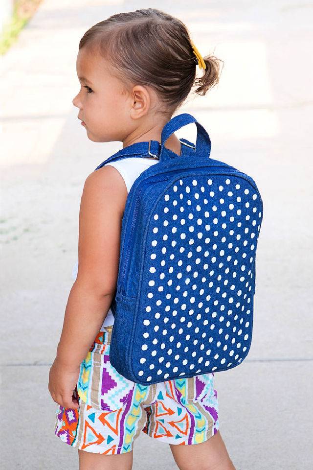 Make Your Own Polka Dot Backpack