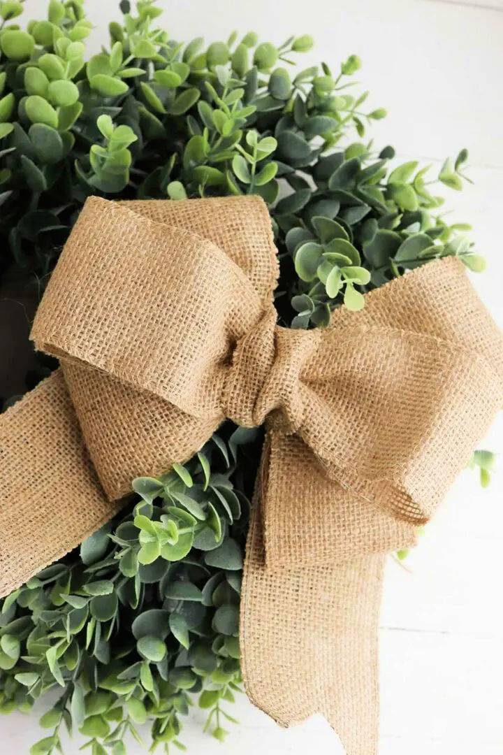Make Your Own Burlap Bow