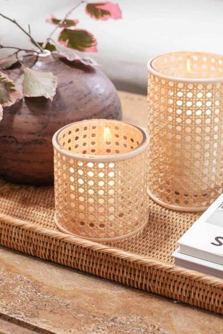 Make a Caned Candle Holder